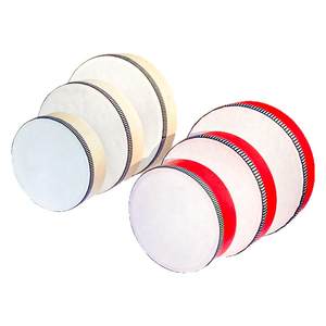 
Hand drum kindergarten children's dance props tambourine 68 six inch Xinjiang small drum money drummer drumming orlf instruments
