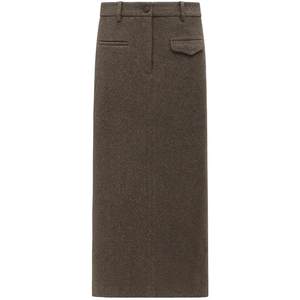 
COCOBELLA design high-waist commuting OL crotch-covering skirt suit skirt over the knee long skirt HS613-2