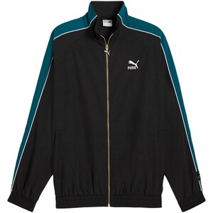 
Silhouette colorblock embroidered jacket for men and women retro sports style comfortable jacket 629048 Puma puma official outlet