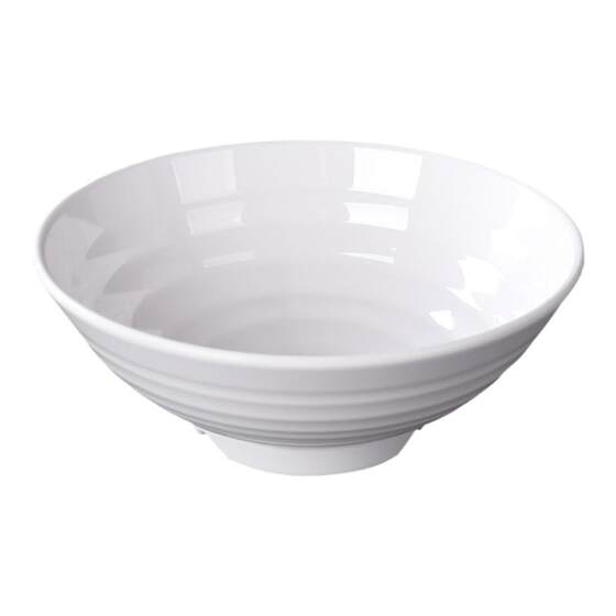 
Metamine noodle bowl commercial white imitation porcelain bowl noodle shop special bowl trumpet bowl thickened spicy hot bowl snail noodles bowl