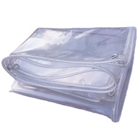 PVC Transparent Rain Cloth Waterproof Balcony Rain Shield Sun Protection Tarpaulin