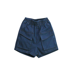 
Dad Cai’s original children’s clothing blue denim shorts new summer small women’s clothing loose and versatile 682+717