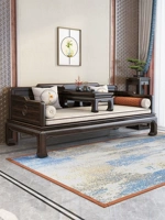 Новый китайский стиль все -сальдо дерева, диван -кровать вудзинву, кровать Luohan Zen Zhanyi Living Room Доме