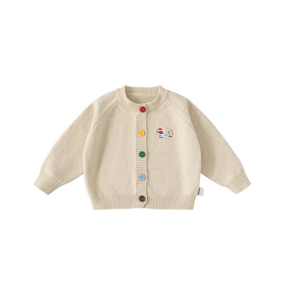 
Girls' sweaters, boys' knitted jackets, baby boys' spring new knitted sweaters, children's good-looking tops, early spring clothes