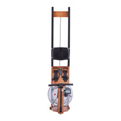 Complete collection of wooden accessories for hand-operated drawstring water resistance rowing machines
