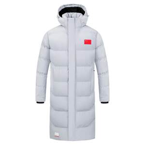 
Sports students winter training cotton coat long thickened down cotton coat athlete winter training suit sports school coat custom