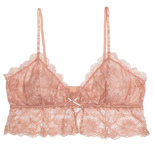 Frey Girl French Breast Underwear Female ultra -thin bray brave steel ring sexy lace bra, triangle cup