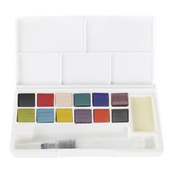My Leyi Pottery Underglaze Color Solid Watercolor Pigment School Pottery Bar Diy Hand Painting Brush Tool 12 Color Set
