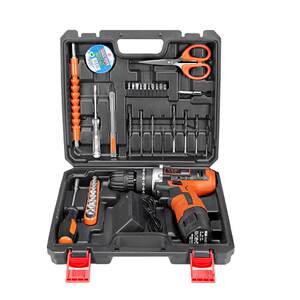 Household flash drill rechargeable lithium-ion drilling tool multi-functional impact small pistol drill electric screwdriver electric hammer
