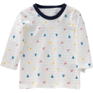 
Children's boys pure cotton bottoming shirt autumn clothes children's boys thin baby long-sleeved T-shirt pajamas loose tops Category A