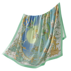 Royal Curious Organic Cotton Throw Summer Quilt