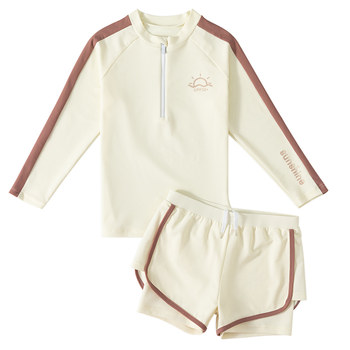 Children's swimsuit girls split 2025 new style little girl