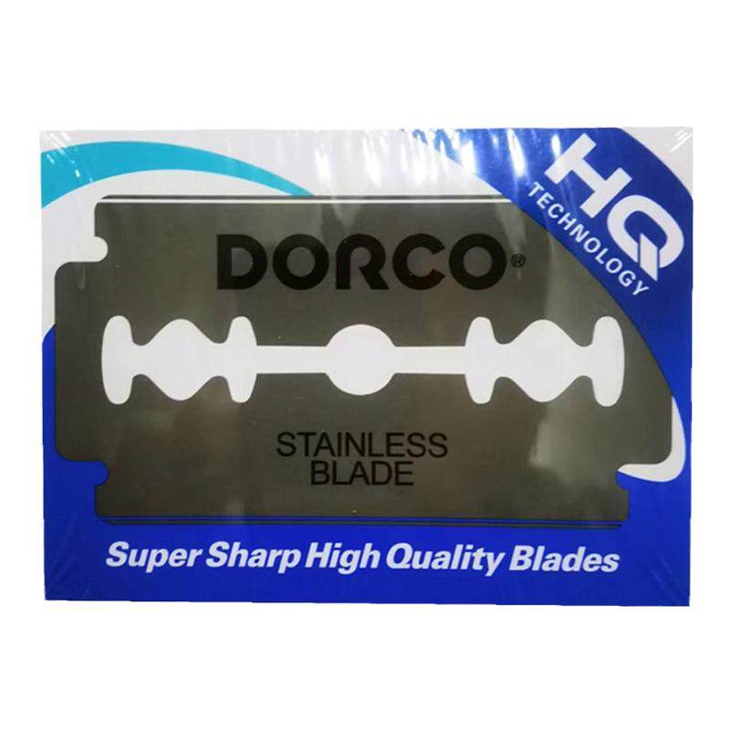 Dorco Stainless Steel Double-Sided Blade Vintage Razor - 100 Pieces
