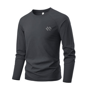 
Jeanswest quick-drying long-sleeved men's cycling sports t-shirt men's sweat-wicking fitness mountaineering training clothes men's inner wear L