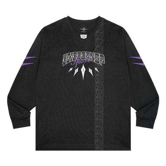 
Weidong Panther shooting clothes quick-drying breathable sports long-sleeved T-shirt men's American student youth basketball fitness spring V