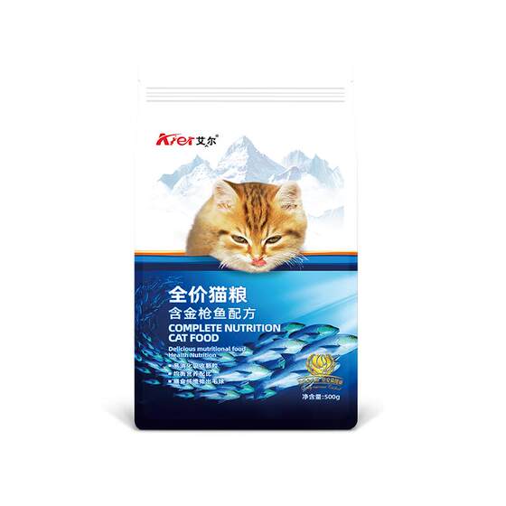 
Aier full price tuna cat food 500g adult cat staple food nutrition cat tasting cat food beauty short puppet 1*0.5kg