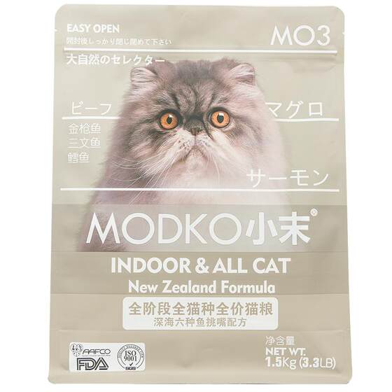 Six kinds of cat food six fish and hair in the whole stage of universal cat main food 3*0.5kg fat hair gum cats dry food Tang Enbei
