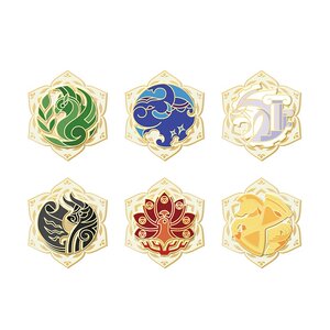 [Original God Official] Sumi College Celebration Series Metal Badge Genshin