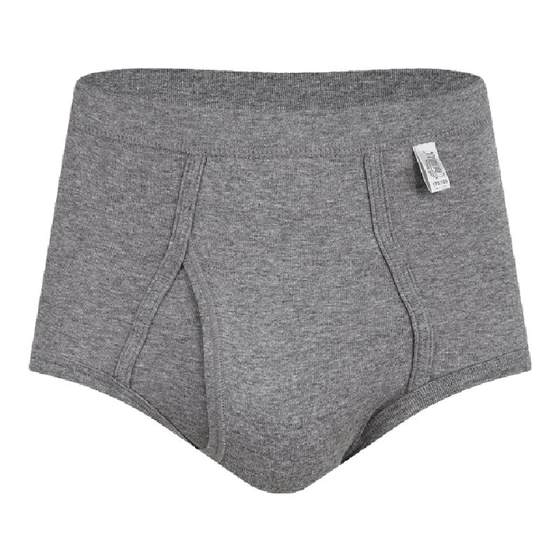 3 It is a suitable, authentic men's middle -aged and elderly underwear high -waisted large size loose daddy pure cotton red triangle head