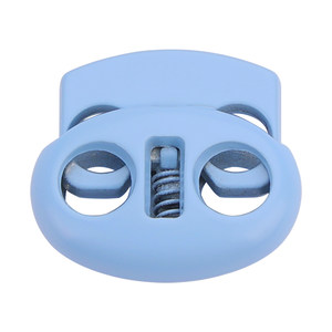 
Metal color spring buckle pig nose buckle double hole adjustable down jacket trouser leg hat rope bag stop rope buckle tightening buckle