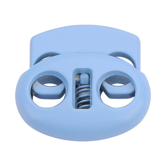 
Metal color spring buckle pig nose buckle double hole adjustable down jacket trouser leg hat rope bag stop rope buckle tightening buckle