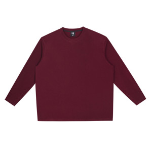 
Half-ink large size men's velvet T-shirt men's 2025 new loose fat winter elastic bottoming shirt long-sleeved T-shirt