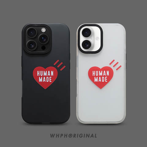 MagSafe Heart 17/16/15/14/13 Pro/Max – Black & Clear iPhone Case