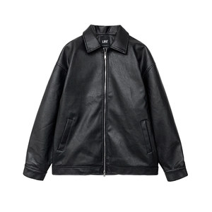 
MRCYC Sexy Leather Jacket Jacket Men's Spring New Fashion Brand Korean Loose Retro Student Work Top