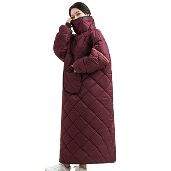 Battery car motorcycle windproof cotton jacket waterproof and warm
