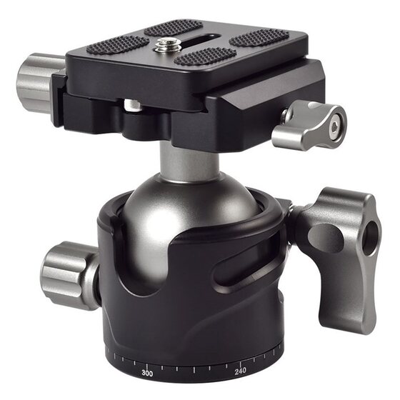 
MENGS BH-36 low center of gravity dual rotating panoramic 360 degree ball head SLR camera tripod