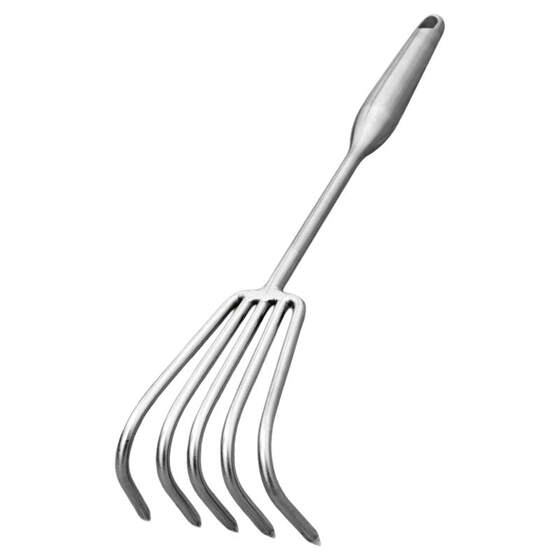 
Thickened seven-tooth integrated handle small rake gardening multi-claw rake soil loosening rake seafood rake garden soil clam tool