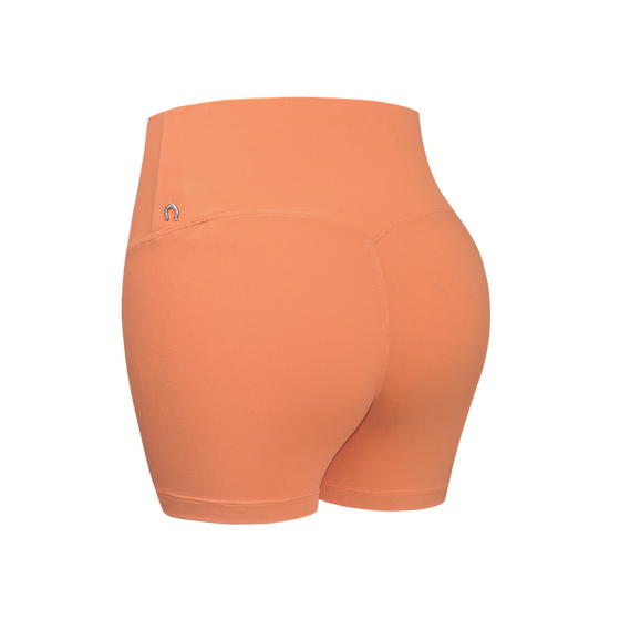 Reshape/re -painting, zero -sensing soft, glutinous high -waisted high -waisted fitness tight shorts Essential
