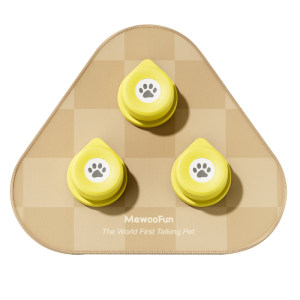 
Pet dog toy button talking training pet communication sound dog recording button cat voice bell ringer