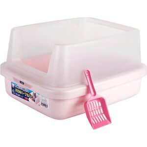 
Alice cat litter box cat toilet open cat litter box cat poop box semi-closed double layer cat litter box cat urinal