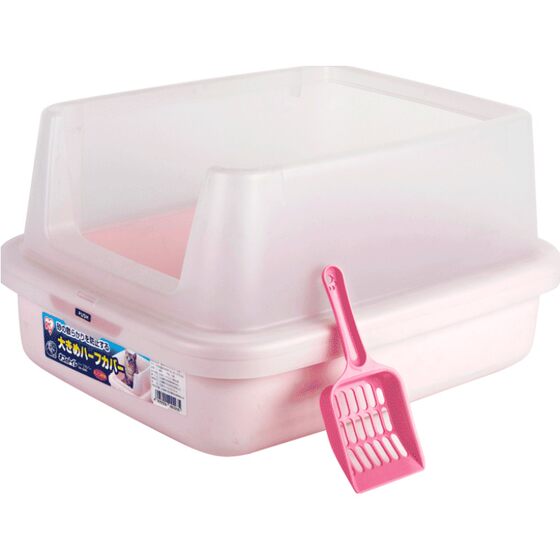 
Alice cat litter box cat toilet open cat litter box cat poop box semi-closed double layer cat litter box cat urinal