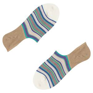 
AR boat socks collection/invisible non-slip, non-falling, shallow glossy stockings, thin women's 2026 new striped socks