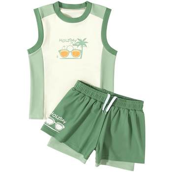Yuke boy split swimsuit medium big boy

