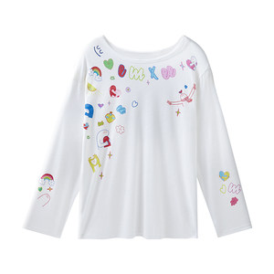 
[Cuddler Series] Manxi Maternity Clothes with a Loose Feeling Loose Maternity Blouse T-shirt Spring and Summer New Products