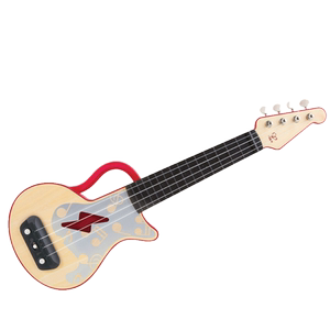 Hape musical instrument Male girl entry -level lighting Ukri children's toy beginner teaching bright light guitar
