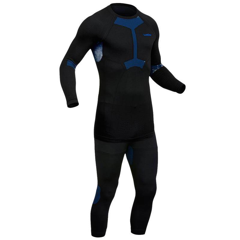 Haut Thermique Homme MEETYOO - Manches Longues, Léger, Respirant - Parfait Pour Le Sport Et Le Froid