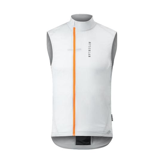 Gilet Ciclismo Uomo/Donna Senza Maniche - Antivento, Traspirante, Con Elementi Riflettenti