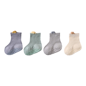 
Betis baby non-slip floor socks summer baby socks thin mesh children's toddler indoor mid-tube socks