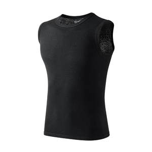 
Yalu Men's Vest Pure Cotton Round Neck Wide Shoulder Slim Summer Breathable Sweat-absorbing Wide Shoulder Basement Official Flagship Store Authentic