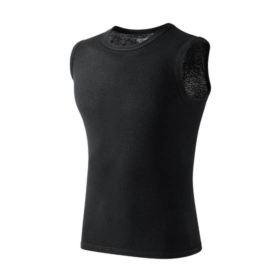 
Yalu Men's Vest Pure Cotton Round Neck Wide Shoulder Slim Summer Breathable Sweat-absorbing Wide Shoulder Basement Official Flagship Store Authentic