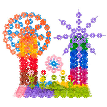 
Children's thickened large snowflake block toys