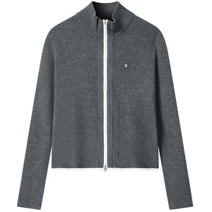 
The same FILA Fila official knitted sweater jacket for women in the same winter new slim zipper sweater cardigan