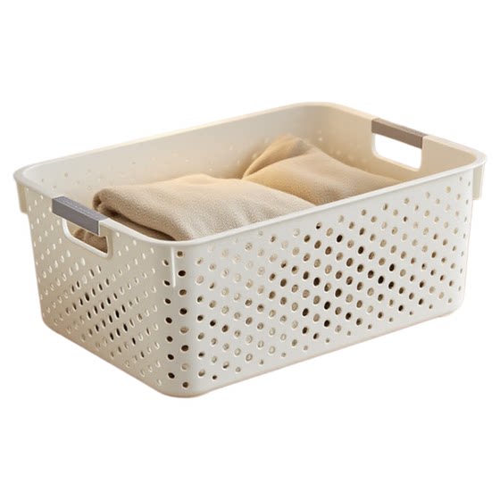 Miscellaneous storage basket household storage box snack toy storage basket kitchen cabinet storage box plastic storage basket fh