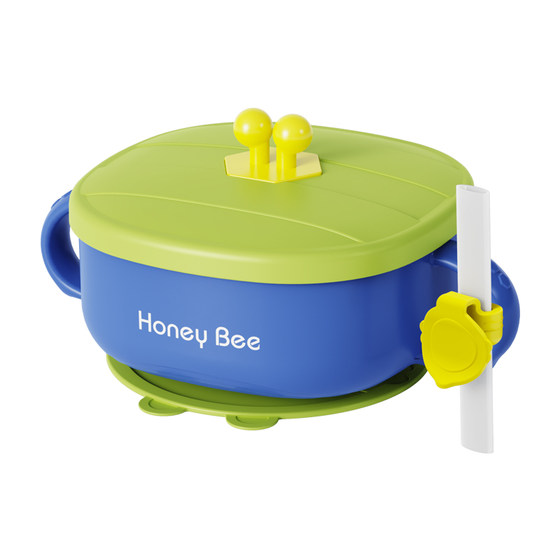 
Baby supplementary food bowl for babies, self-eating soup bowl 316 stainless steel suction cup bowl children's tableware set