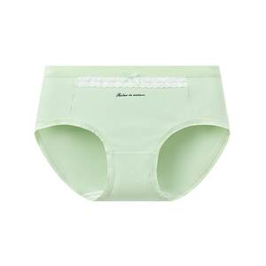 
Sanfu women's low-waist hip-covering underwear, sweet and simple splicing lace English half boxer briefs for women 503605