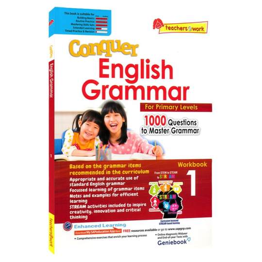 Sap conquer grammar workbook 1 для вивчення англійської мови в першому ...